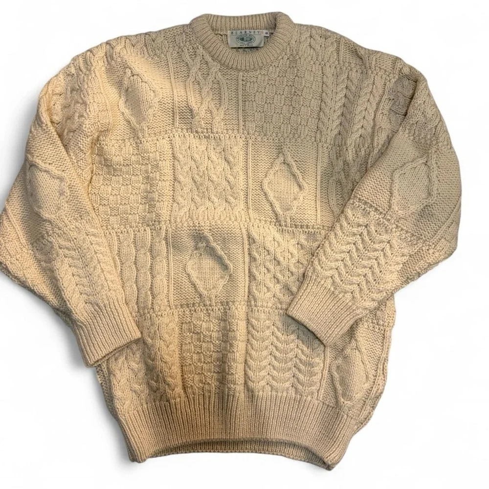 Cream Fisherman Sweater